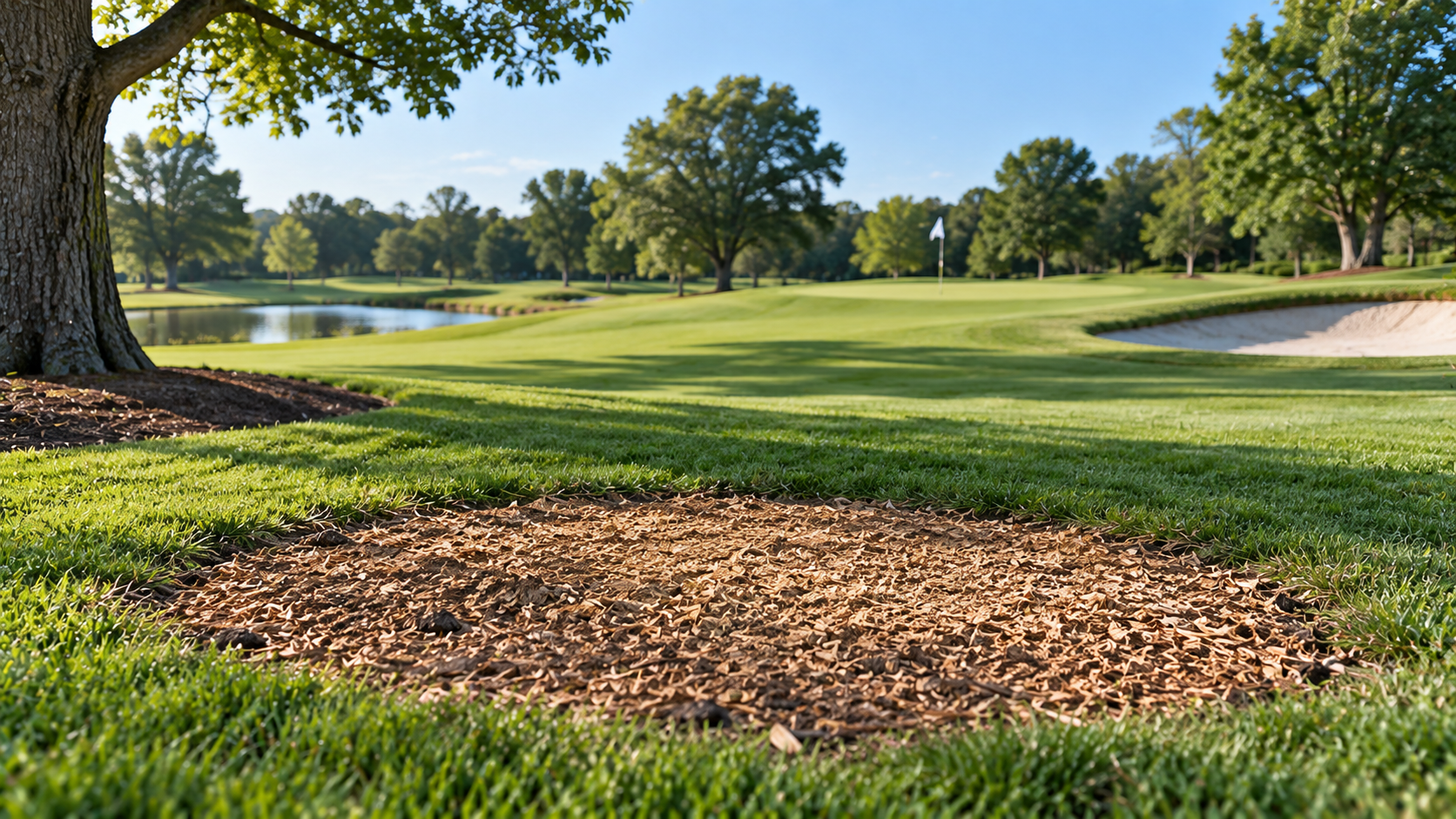 Professional golf course stump grinding service